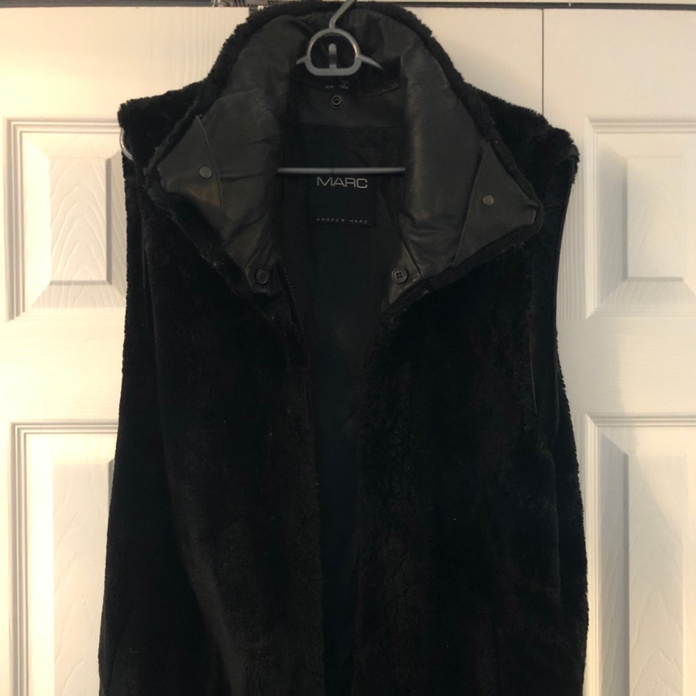 Winter faux fur vest